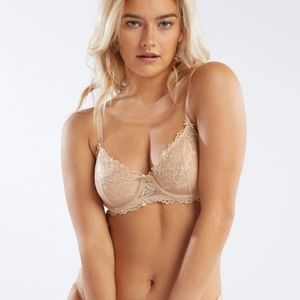Savage X Fenty | Unlined Nude Lace Bra